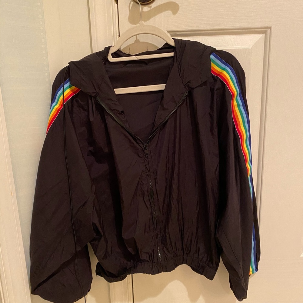 Rainbow windbreaker